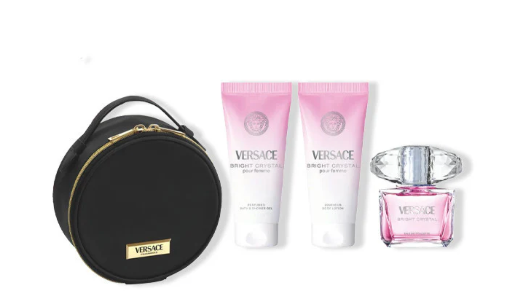 Versace Bright Crystal 4-Piece Set 3.0oz EDT Women